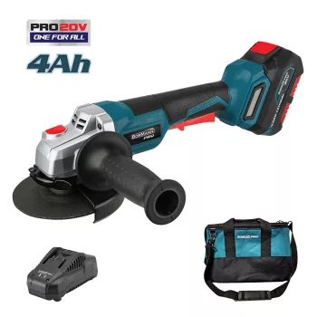   BORMANN Pro AKKUMULÁTOR SAROKCSISZOLÓ 20V,Li-Ion+AKKUMULÁTOR 2Ah + TÖLTŐ (BBP9290)