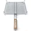 BORMANN BBQ Négyszög alakú INOX sütő rács lábakkal, 35x25cm (BBQ1011)