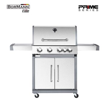   BORMANN ELITE 4+1 égős KERTI BBQ GÁZGRILL "LUXURY" TYPE, öntöttvas grillrács (BBQ5050)