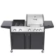 BORMANN ELITE GÁZ GRILL 3IN1 KOMBO KERTI  GRILL SÜTŐ, BBQ (BBQ5060)