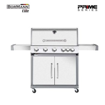   BORMANN ELITE 5+1 égős KERTI BBQ GÁZGRILL LUXURY TYPE, öntöttvas grillrács (BBQ5100)