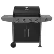 BORMANN ELITE Kerti GÁZGrill 4+1 ÉGŐFEJES, ÖNTÖTTVAS RÁCcsal,  14,5 Watt (BBQ6041)