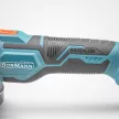 BORMANN Lite akkumulátoros szénkefementes sarokcsiszoló 20VMAX, Li-Ion, Φ125mm, 3500/6000/8500rpm, 1x3Ah akku (BCD2635)