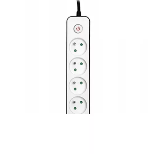 BORMANN 4 utas Konnektor elosztó,  hosszabbító aljzat, 3x1,5 mm w/ kapcsoló (BCR1011)