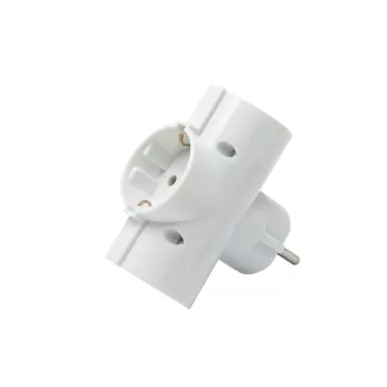   BORMANN 3 utas Konnektor elosztó, adapter, földelt aljzatok (BCR1160)