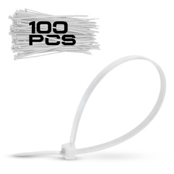   BORMANN Pro nylon kábelkötegelő 4,6*250mm fehér100db (BCR5020)