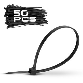   BORMANN Pro nylon gyorskötöző 9,0*812mm fekete 50db (BCR5080)