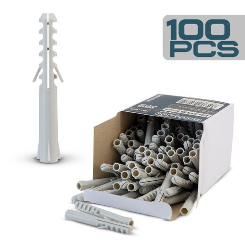 BORMANN Pro nylon dübel 6x30 szürke 100db (BCR5150)