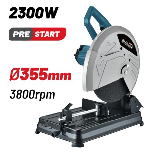 BORMANN Lite fém Gyorsdaraboló 2300 W, Φ355*3*25,4mm, 3800rpm, LÁGYINDÍTÁS (BCS2030)