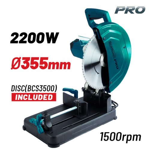 BORMANN Pro Daraboló fűrész 2200W Φ355*25,4mm (BCS3000)