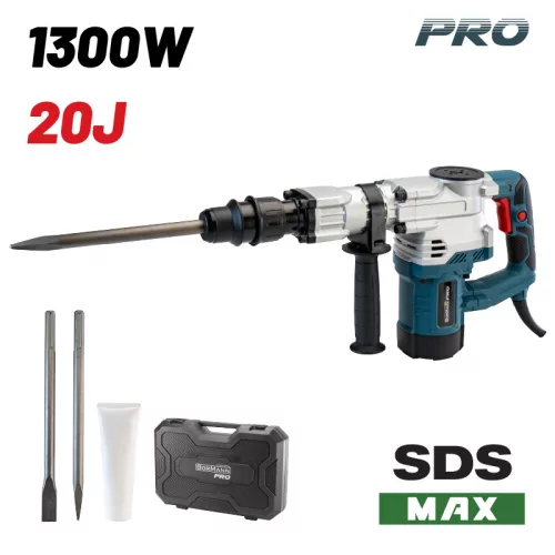 BORMANN Pro PRÉMIUM bontókalapács SDS-MAX, 1300 W, 20J HEAVY DUTY (BDH3100)