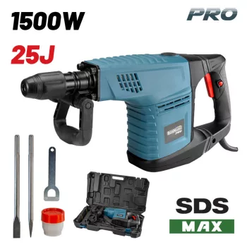   BORMANN Pro bontókalapács SDS-MAX, 1500W, 25J HEAVY DUTY (BDH3200)