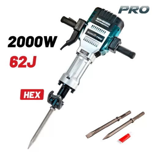 BORMANN Pro bontókalapács 2000W, 62J (BDH5000)