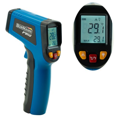 BORMANN Pro INFRAVÖRÖS HŐMÉRŐ -50C +400C? , 2x 3AAA (BDM3000)