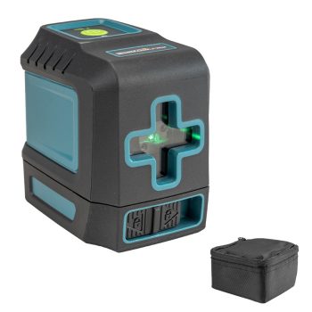   BORMANN Pro Keresztvonalas szintező lézer 30m, zöld (BDM6800)