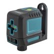 BORMANN Pro Keresztvonalas szintező lézer 30m, zöld (BDM6800)