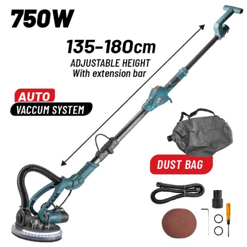 BORMANN Lite Falcsiszoló zsiráf, automata porszívóval és porzsákkal 750W, 1000-1850 rpm, 135-180cm (BDS8010)