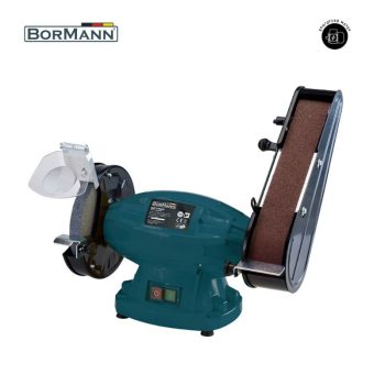   BORMANN Pro Asztali kettős köszörűgép Φ150mm, 350W szalagcsiszolóval 50x686mm (BDT1520)