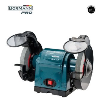  BORMANN Pro Asztali kettős köszörűgép 550W, 200mm, világítással (BDT2010)