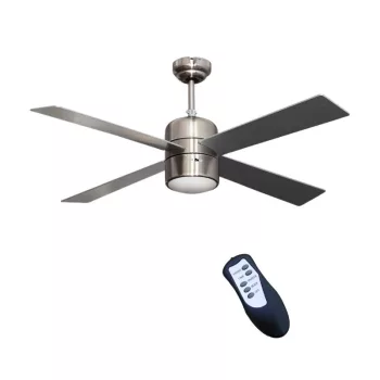   BORMANN ELITE MENNYEZETI ventilátor 70W, 120cm, EZÜST, TÁVIRÁNYÍTÓVAL ÉS VILÁGÍTÁSSAL (BFN6110)