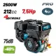 BORMANN Pro Benzinmotor Q1 tengellyel, 7 LE, 212 cm³, négyütemű OHV kivitel (BGB2200)