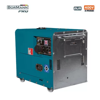   BORMANN Pro DÍZEL Áramfejlesztő generátor 8000W, 474cc, 3 fázisú, ATS (BGB9600)