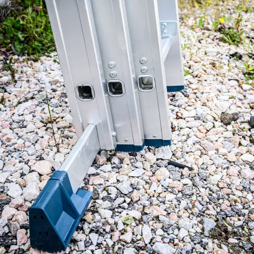 BORMANN Pro Háromrészes alumínium tolólétra 3 × 13 fokkal, 7,56 m, 150 kg (BHL5110)