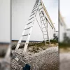 BORMANN Pro Háromrészes alumínium tolólétra 3 × 13 fokkal, 7,56 m, 150 kg (BHL5110)