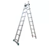 BORMANN Pro Kétrészes alumínium tolólétra 2 × 13 fokkal, 5,65 m, 150 kg (BHL5150)