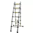 BORMANN Pro ALUMÍNIUM teleszkópos LÉTRA 12 fok, 1,9+1,9m, SOFT CLOSE (BHL5710)