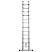 BORMANN Pro ALUMÍNIUM teleszkópos LÉTRA 12 fok, 1,9+1,9m, SOFT CLOSE (BHL5710)