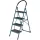 BORMANN Pro Fellépőlétra acélból, 4 fokos, 141 cm, 150 kg  (BHL6014)