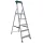 BORMANN Pro Fellépőlétra szerszámtartóval, 4+1 fokos, 150 cm, 150 kg (BHL9005)