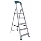 BORMANN Pro Fellépőlétra szerszámtartóval, 4+1 fokos, 150 cm, 150 kg (BHL9005)