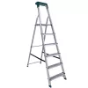 BORMANN Pro Fellépőlétra szerszámtartóval, 5+1 fokos, 172 cm, 150 kg (BHL9010)