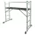 BORMANN Pro Háromfunkciós alumínium állványlétra 5 + 5 fokkal, 198 cm, 150 kg (BHL9090)