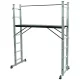 BORMANN Pro Háromfunkciós alumínium állványlétra 7 + 7 fokkal, 306 cm, 150 kg (BHL9100)