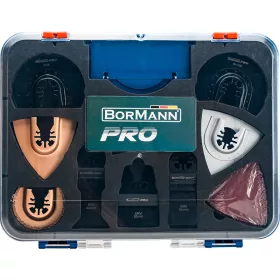   BORMANN Pro Multifunkciós géphez vágó-csiszoló szerszámok 25 db (BHT1630)