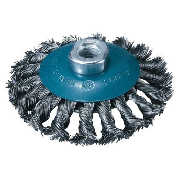   BORMANN Pro csomózott drót kúpos kefe "thunder-cut" anyával 100 mm (BHT2046)