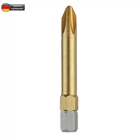   BORMANN Pro ph titánium nitrid - ipari  kereszt csavarbehajtó bitfej - bit  50mm tin 1/4' c6,3 10 db (BHT3512)