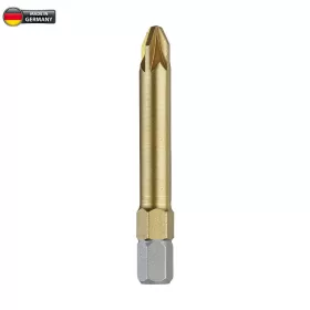   BORMANN Pro pz kereszt csavarbehajtó bitfej 50mm hosszú ón 1/4' c6,3 10 db (BHT3526)