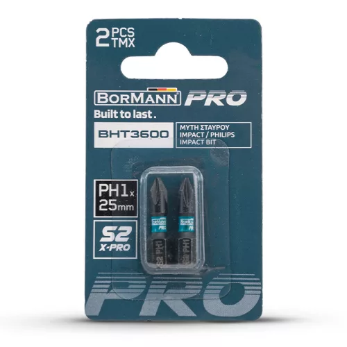 BORMANN Pro philips  bit s2 x-pro ph1x25mm 2db (BHT3600-2)