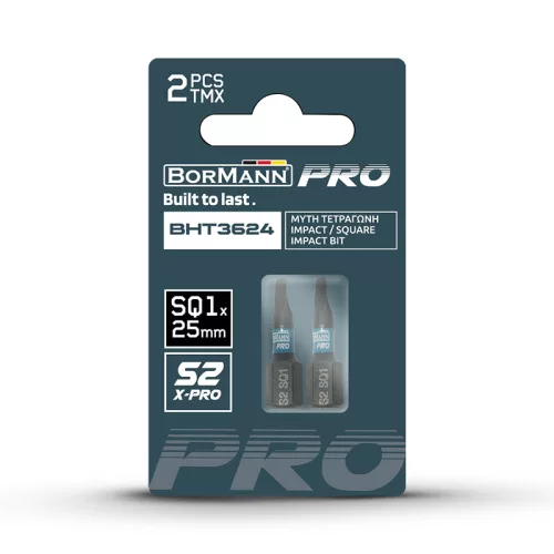 BORMANN Pro bit s2 x-pro sq1x25mm 2db (BHT3624-2)