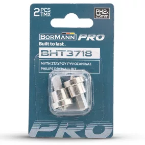   BORMANN Pro philips gipszkarton keresztmaró S2 PH2x25mm 2 dbt s2 ph2x25mm 2db (BHT3718-2)