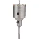 BORMANN Pro gyémánt koronafúró betonhoz/építőanyagokhoz SDS-PLUS adapterrel M22x110 Φ55mm (BHT4073)