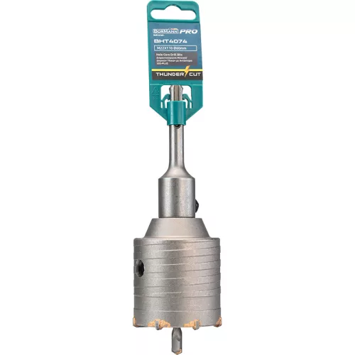BORMANN Pro gyémánt koronafúró betonhoz/építőanyagokhoz SDS-PLUS adapterrel M22x110 Φ60mm (BHT4074)