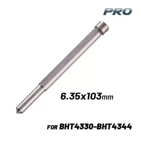   BORMANN Pro Központosító csap mágnesfúrógép HSS Weldon koronafúróihoz, 6,35 × 103 mm, BHT4330–BHT4344 koronafúrókhoz (BHT4299)