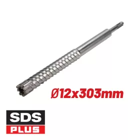   BORMANN Pro Betonacél vágó-fúrószár SDS-Plus 12 × 303 mm (BHT4350)