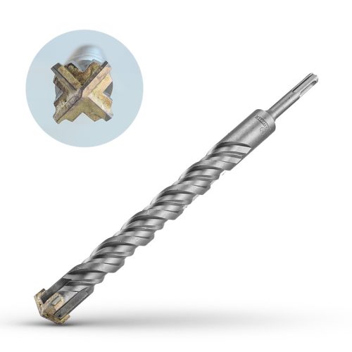 BORMANN Pro sds-plus sx4 kalapácsos fúrószár 4-vágó 16x400 mm (BHT4768)