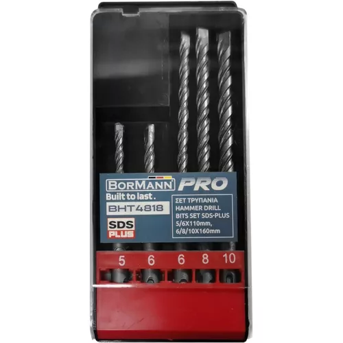 BORMANN Pro sds-plus sx4 kalapácsos fúrószár 4-vágó 20x210mm (BHT4818)